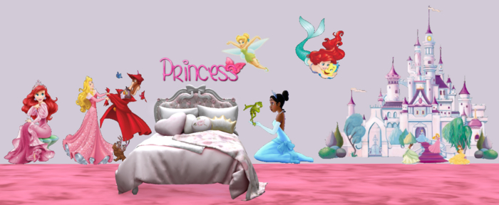 Princess wall sticker decal mural 