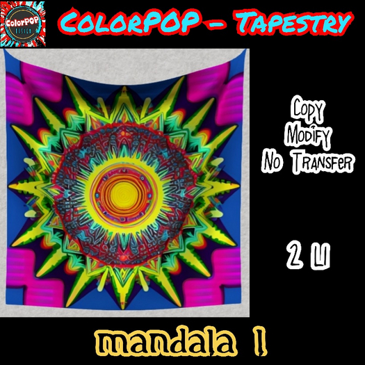 ColorPOP - Tapestry - Mandala L