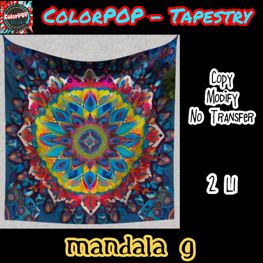 ColorPOP - Tapestry - Mandala G