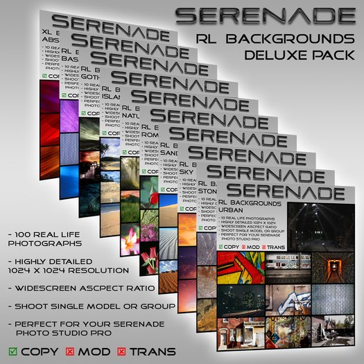 SERENADE RL Backgrounds - Deluxe, photography, photo studio