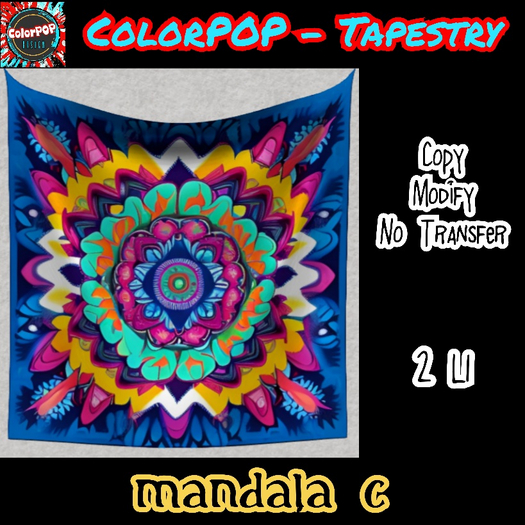 ColorPOP - Tapestry - Mandala C