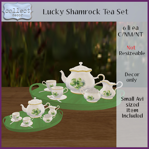 Lucky Shamrock Tea Set - { collect }