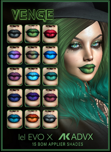 VENGE - 'Wicked' BOM Lipstick 