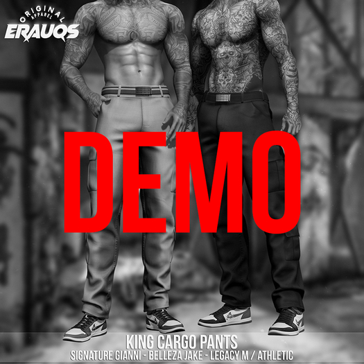 [ ERAUQS ] - King Cargo Pants - DEMO