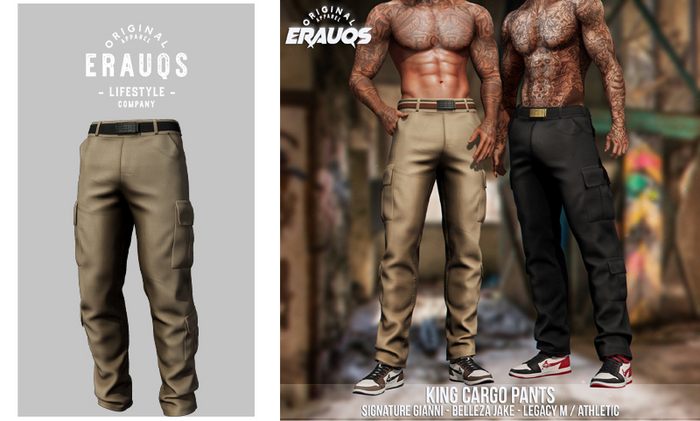 [ ERAUQS ] - King Cargo Pants - 02