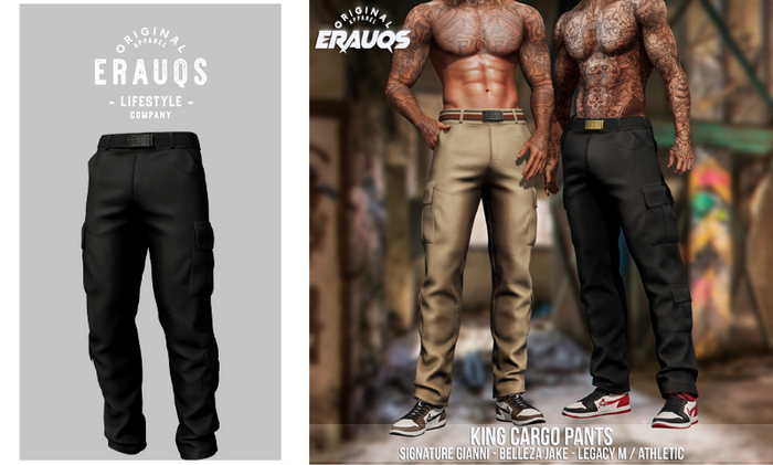 [ ERAUQS ] - King Cargo Pants - 05