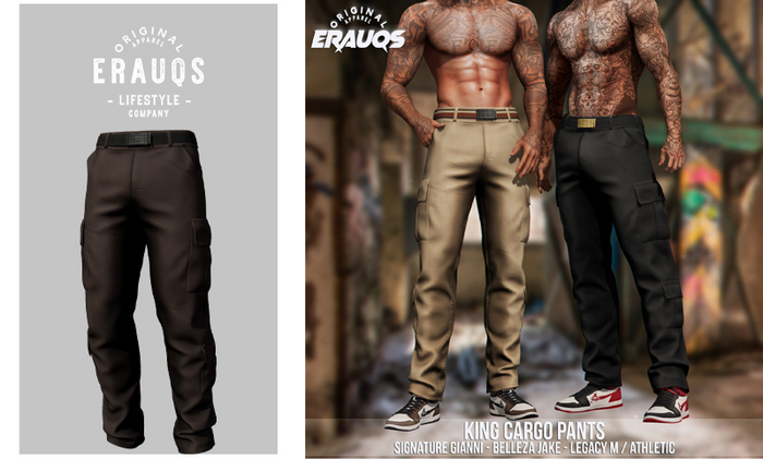 [ ERAUQS ] - King Cargo Pants - 06
