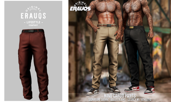 [ ERAUQS ] - King Cargo Pants - 10