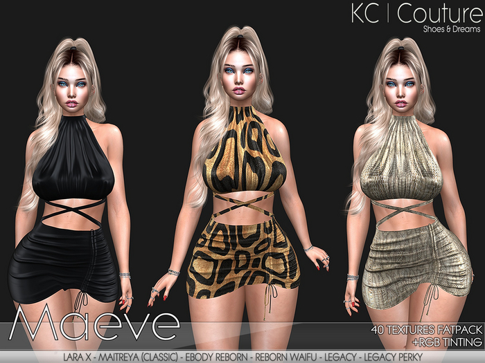 -KC- MAEVE DRESS / 40 TEXTURES FATPACK