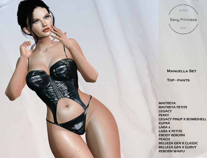 [Sexy Princess] Manuella Black Set  