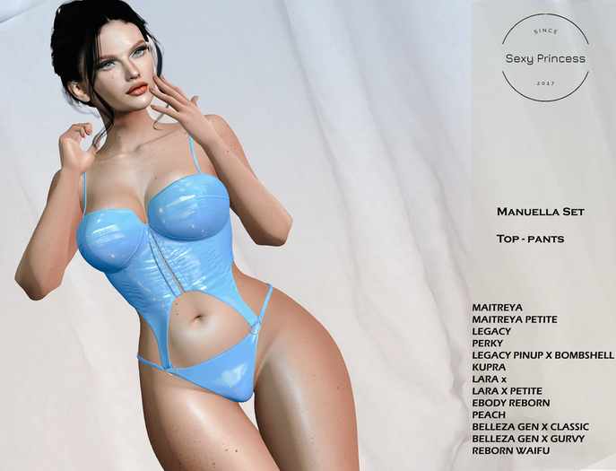 [Sexy Princess] Foureira Blue Set 