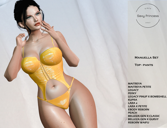 [Sexy Princess] Manuella Orange Set  