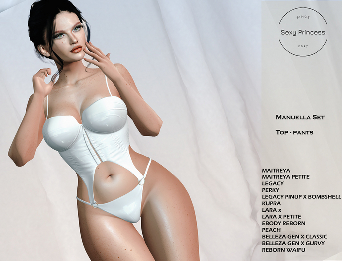 [Sexy Princess] Manuella White Set  