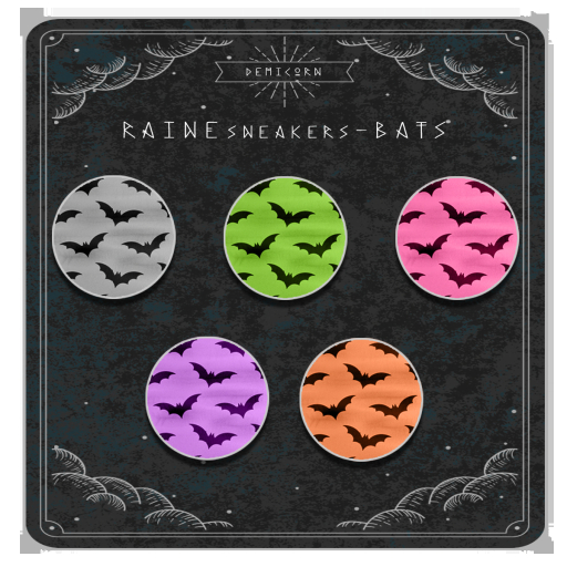 {Demicorn} Raine Sneakers - Bats