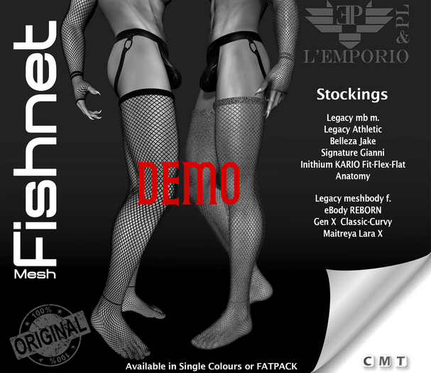 D*E*M*O  L'Emporio&PL::*Fishnet*:: Legs&Feet