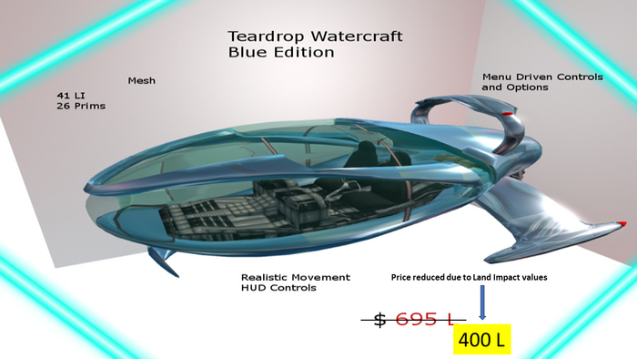 Teardrop Blue