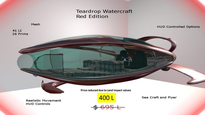 Teardrop RED 