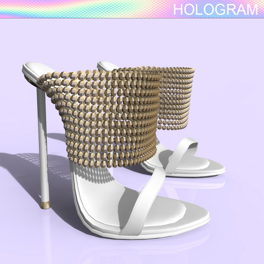 White Kim Stiletto