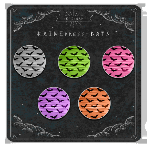 {Demicorn} Raine Dress - Bats