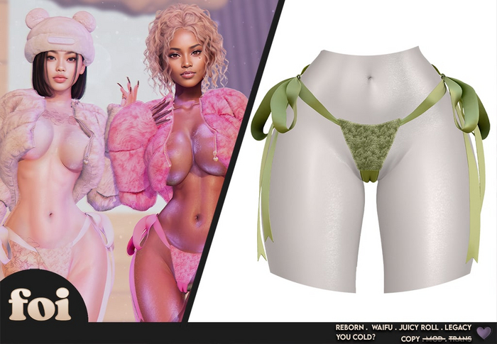 FOI - YOU COLD THONG . GREEN