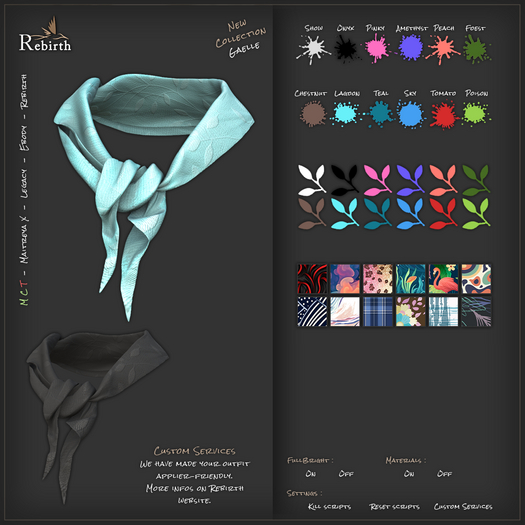 Rebirth ~ Gaelle scarf