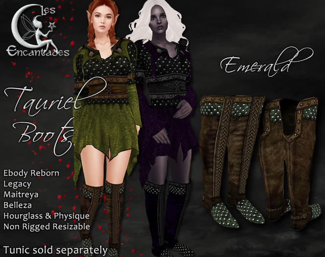 *LE* Tauriel Boots Emerald 