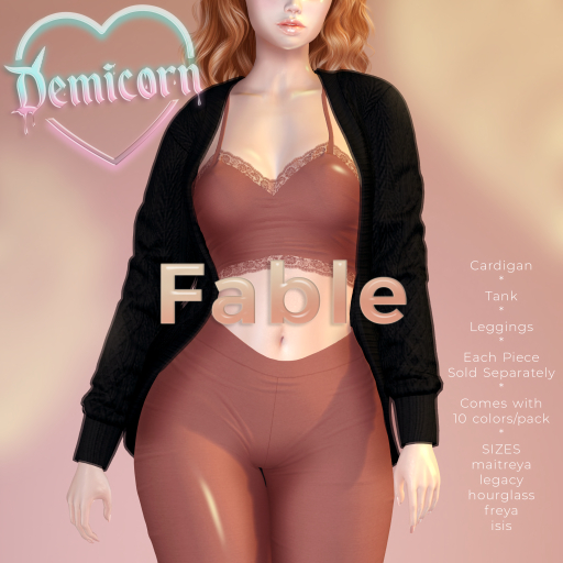 {Demicorn} Fable Outfit - Fatpack