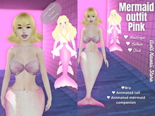 Mermaid Outfit pack pink- UwU Kawaii Store