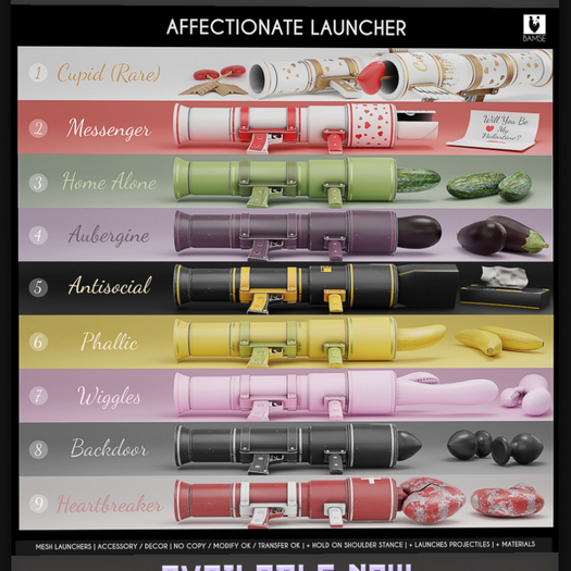 4. BAMSE : Affectionate Launcher - Aubergine