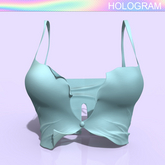 Blue Flutter Top Maitreya