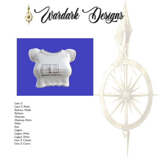 Wardark Designs - Never Forget