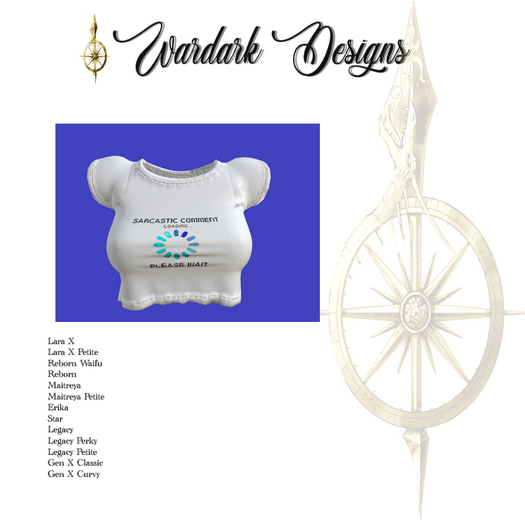 Wardark Designs -  Sarcastic