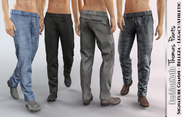 Thomas Male Pants Fatpack - Signature Gianni, Belleza Jake, Legacy, Athletic - FashionNatic 