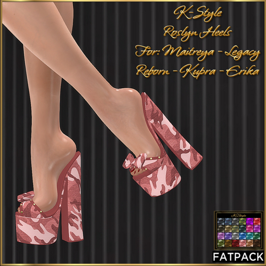 [K-Style] ROSLYN HEELS - FATPACK #4
