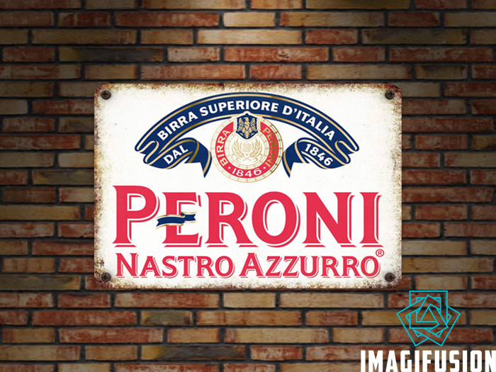 *Vintage Metal Sign - Peroni*