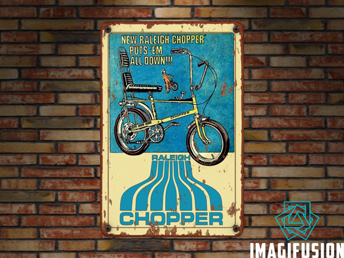 *Vintage Metal Sign - Raleigh Chopper*