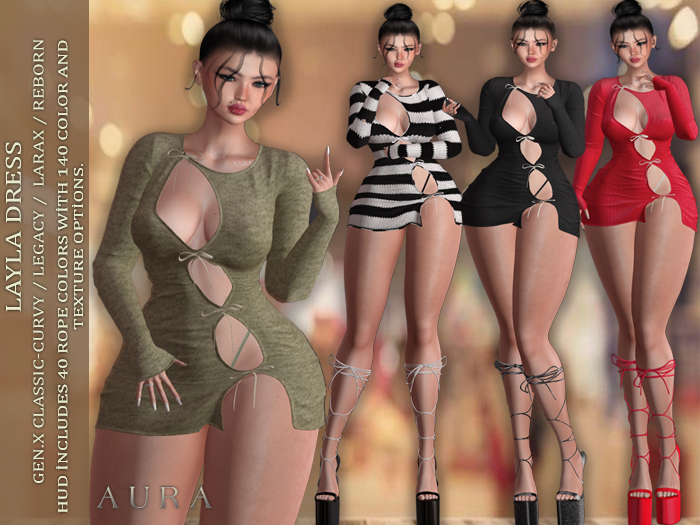[Aura Design] Layla Dress/FATPACK