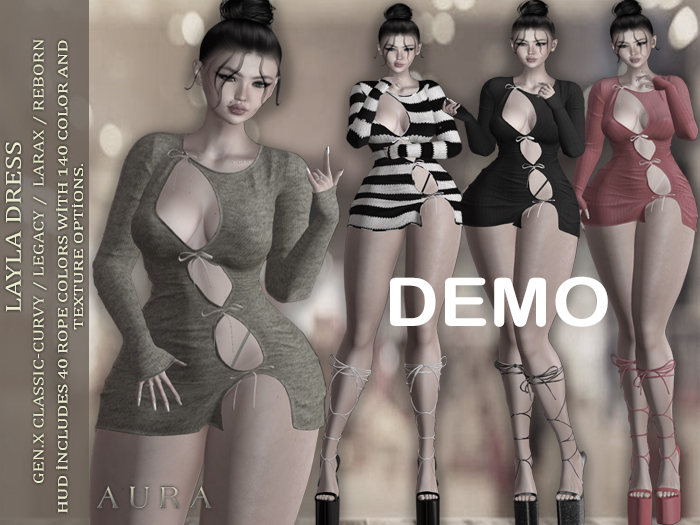 [Aura Design] Layla Dress/FATPACK/DEMO