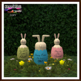 Easter - Easter Bunnies in the Grass