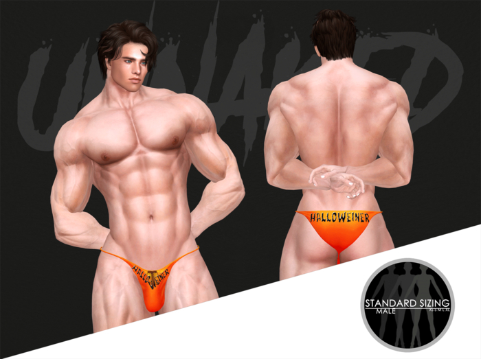 UNNAKED / SPEEDO / STANDARD SIZING  / HALLOWEINER