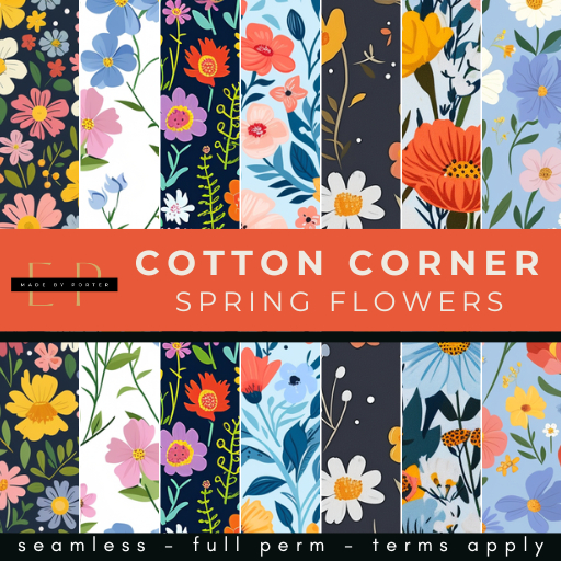 Made by Porter - Cotton Corner - Spring Flowers