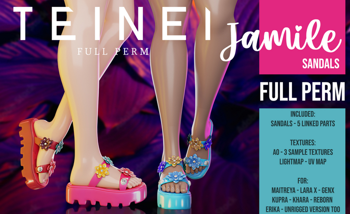 TEINEI - JAMILE SANDALS - FULL PERM