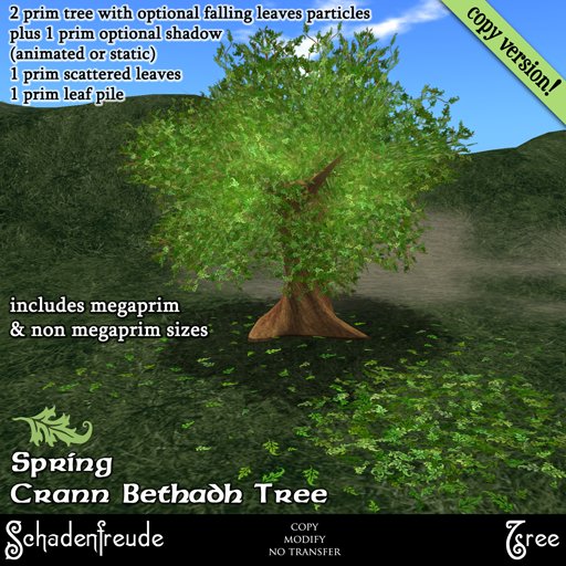 Schadenfreude Spring Crann Bethadh Tree (copy pack)