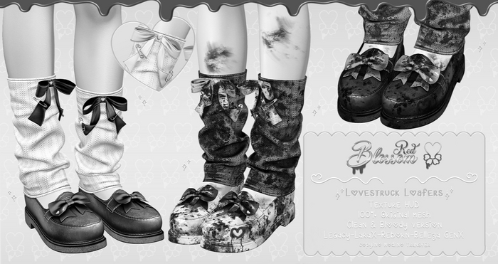 { Red Blossom } Lovestruck Loafers { DEMO }