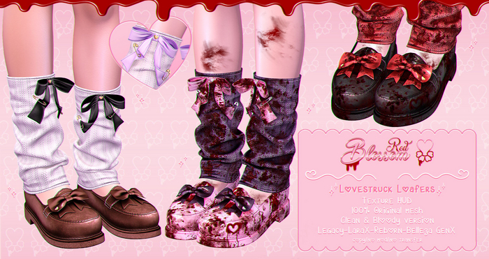 { Red Blossom } Lovestruck Loafers { FATPACK }