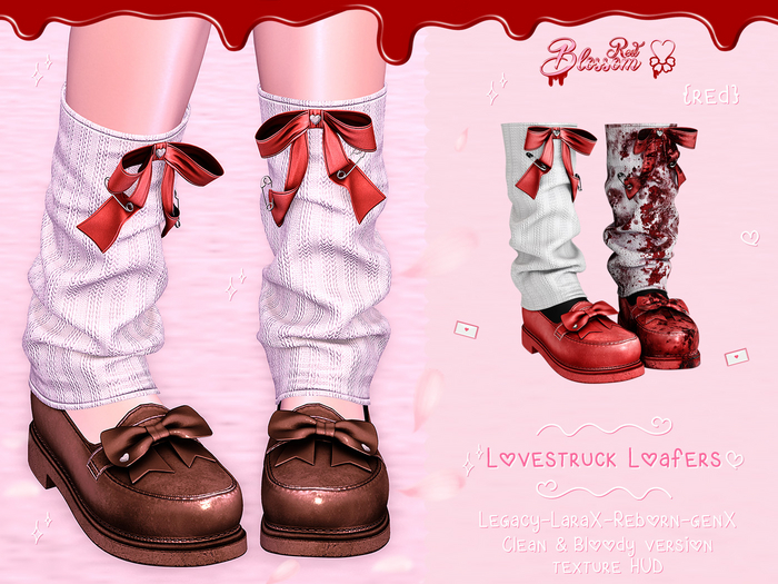 { Red Blossom } Lovestruck Loafers { RED }