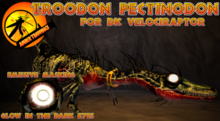 Amber Trappings - DK Velociraptor Troodon JPTG
