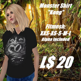 Monsters-Kong Shirt-Female