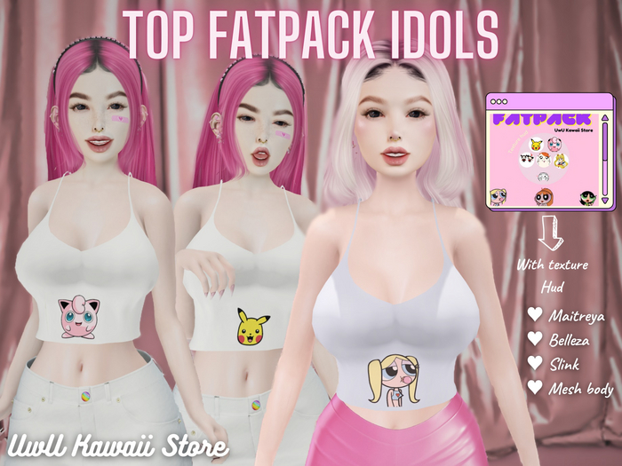 Top Fatpack  idols - UwU Kawaii Store