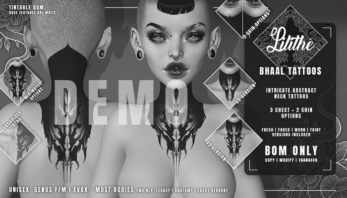 Lilithe'// Bhaal Tattoos [DEMO]
